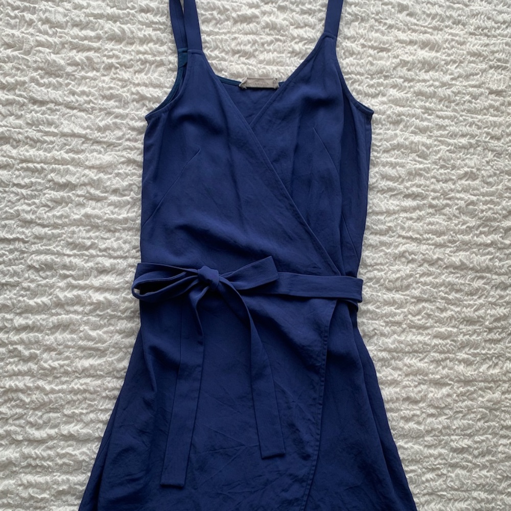 Everlane Japanese GoWeave Tank Wrap Dress
